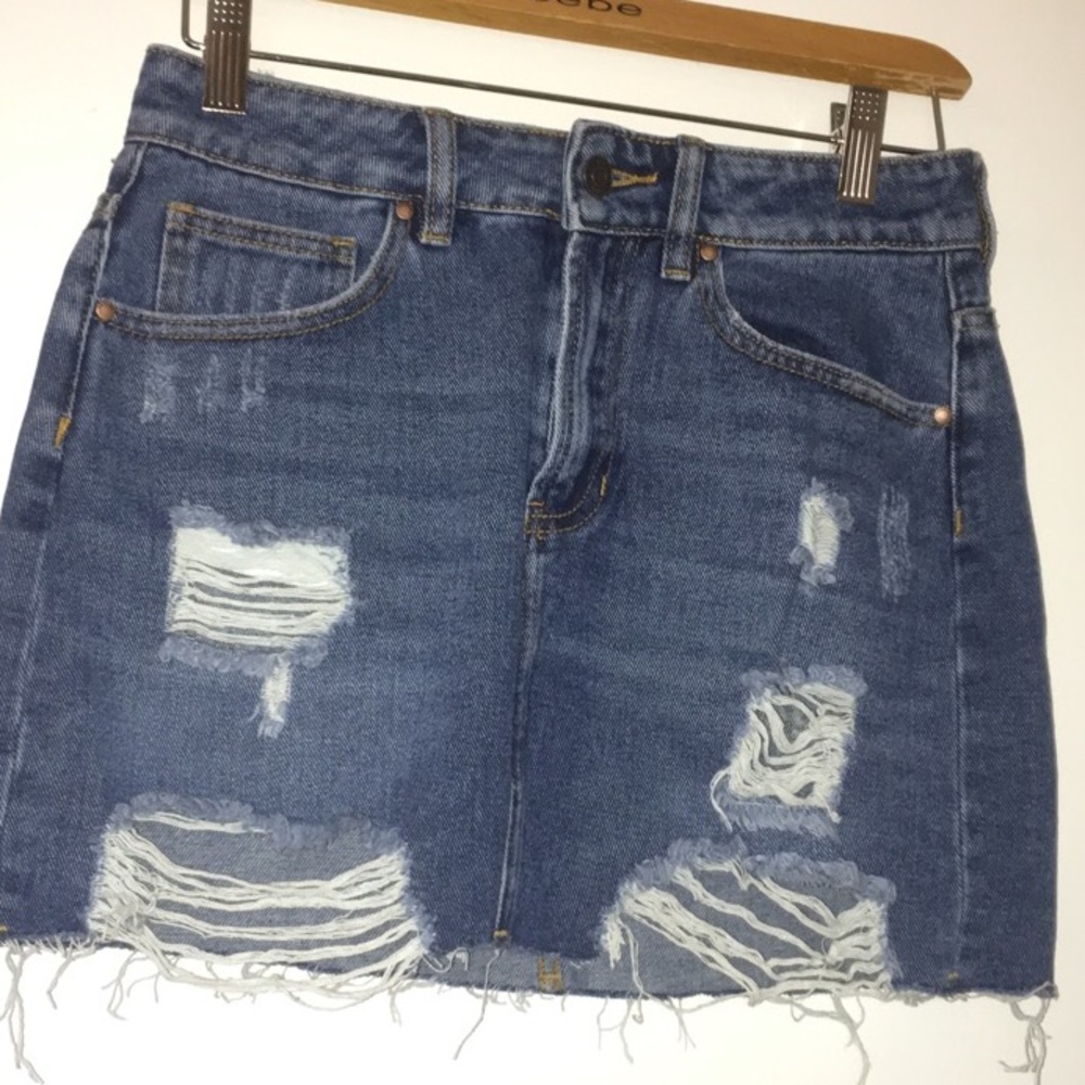 Denim skirt
